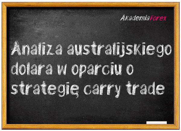 analiza australijskiego dolara w oparciu o strategię carry trade