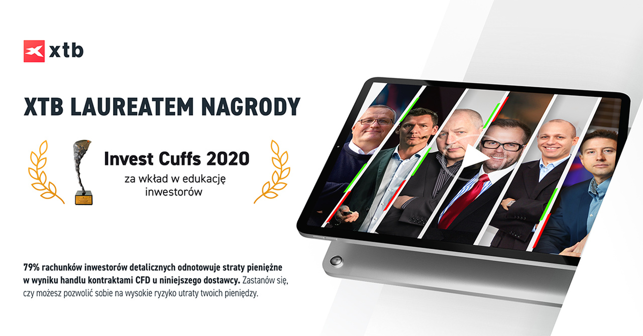 XTB Laureatem Nagrody Invest Cuffs 2020